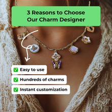 Load image into Gallery viewer, NEW INTERACTIVE CUSTOM CHARM NECKLACE DESIGNER starting at $24.95