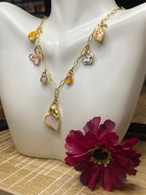 Load image into Gallery viewer, Charm Necklace 22&quot; gold plated chain