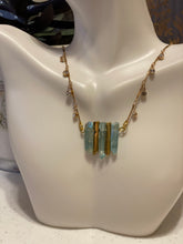 Load image into Gallery viewer, Crystal and hematite necklace
