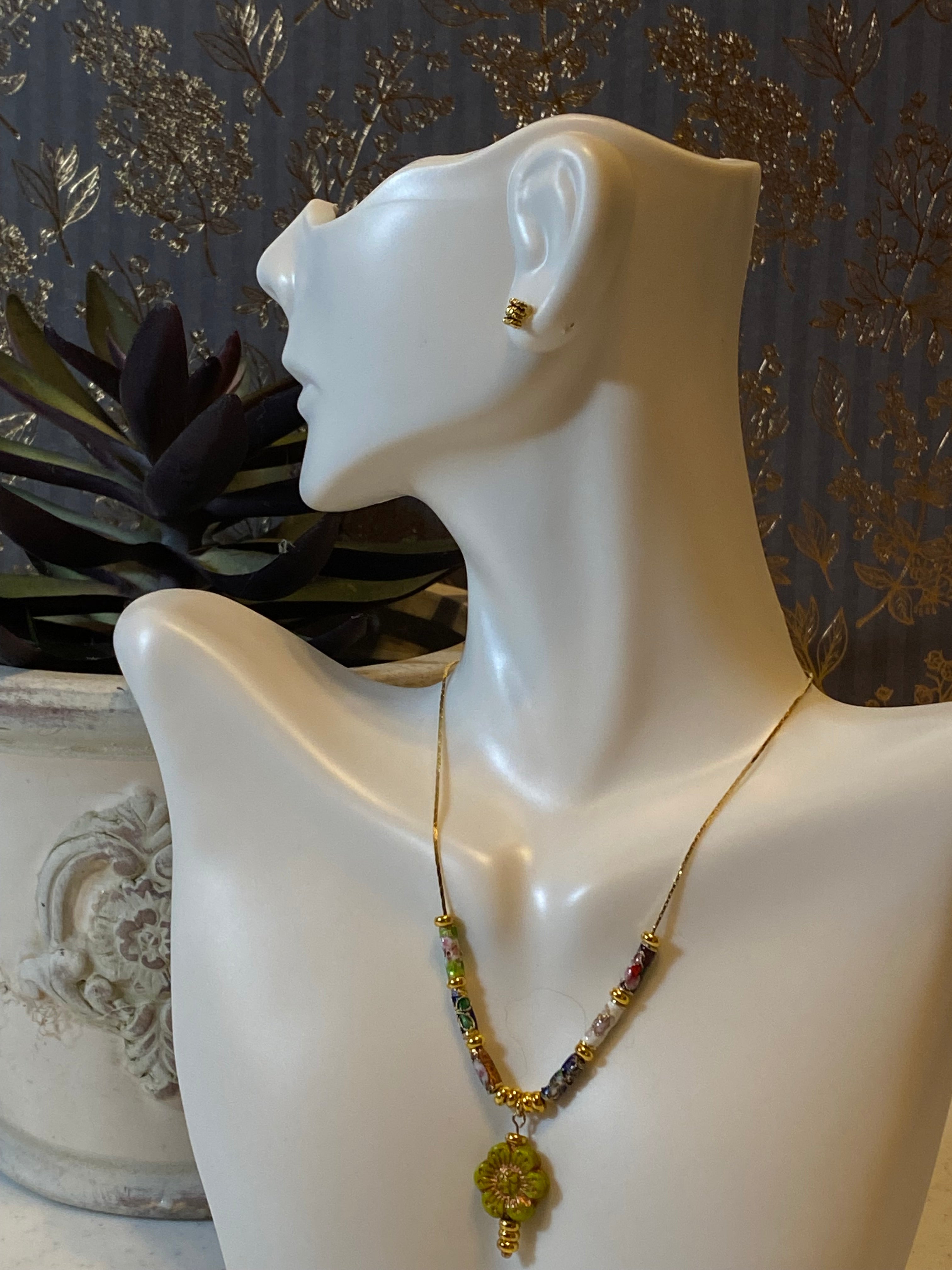 Boho Handmade Gold Necklace