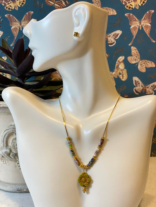 Boho Handmade Gold Necklace