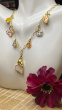 Load image into Gallery viewer, Charm Necklace 22&quot; gold plated chain