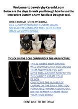 Load image into Gallery viewer, NEW INTERACTIVE CUSTOM CHARM NECKLACE DESIGNER starting at $24.95